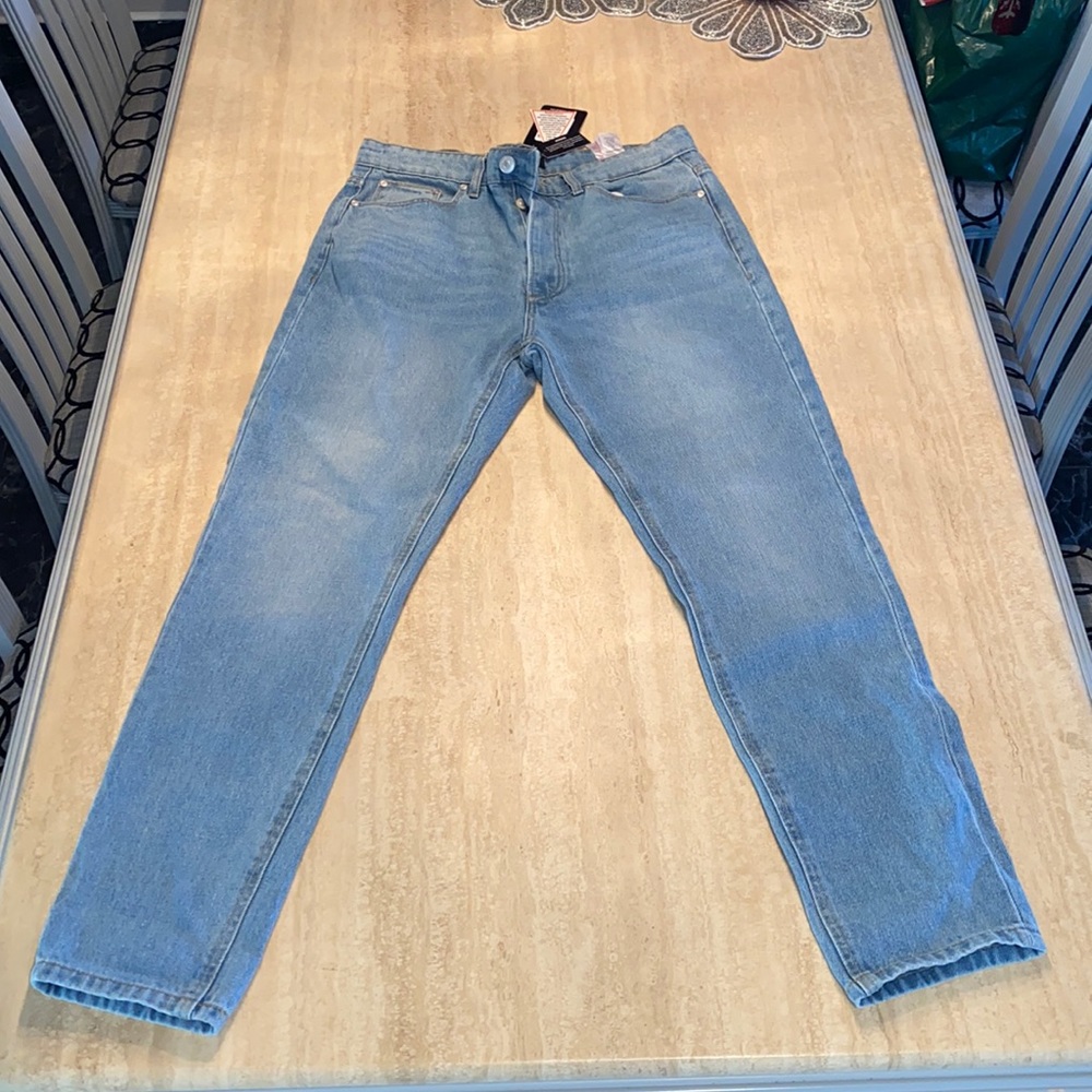 Light Blue Tapered Jeans